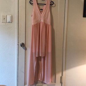 Venus Pink high low dress size large